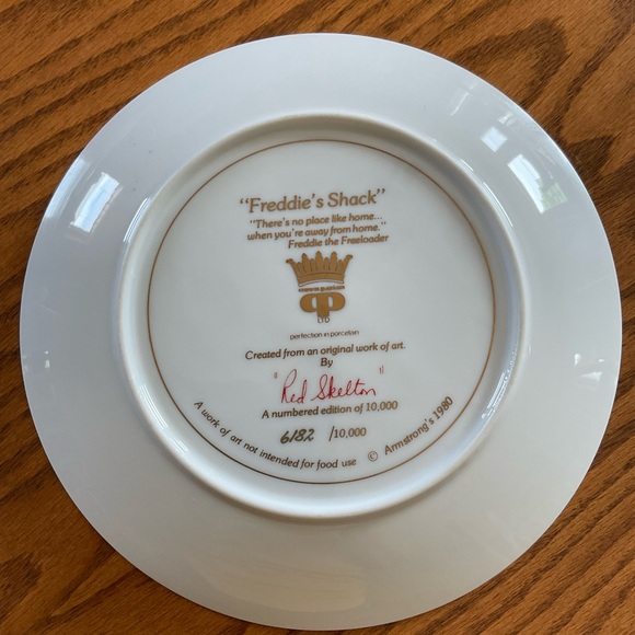 Red Skelton Collector Plate Set, “Freddie’s Shack” & Bronco Freddie” - Picture 7 of 8